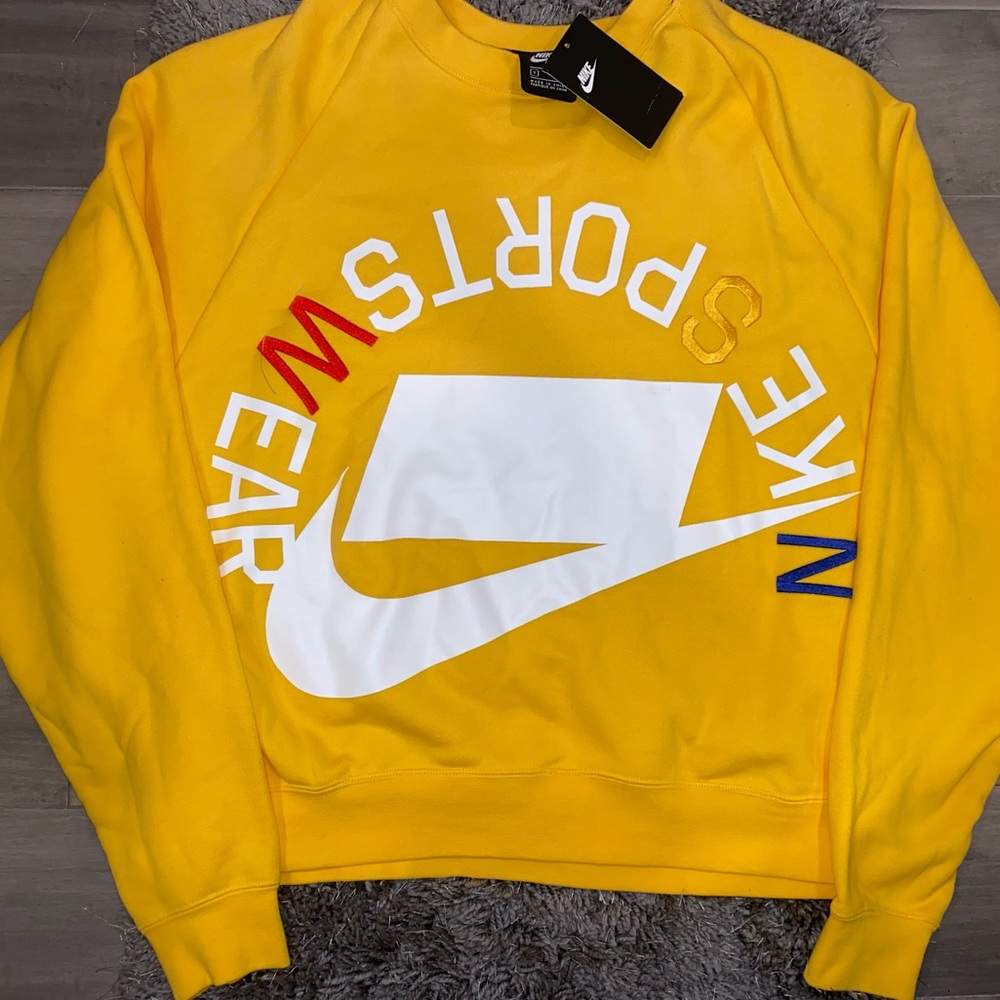 Nike Sportswear Golden Yellow Crewneck